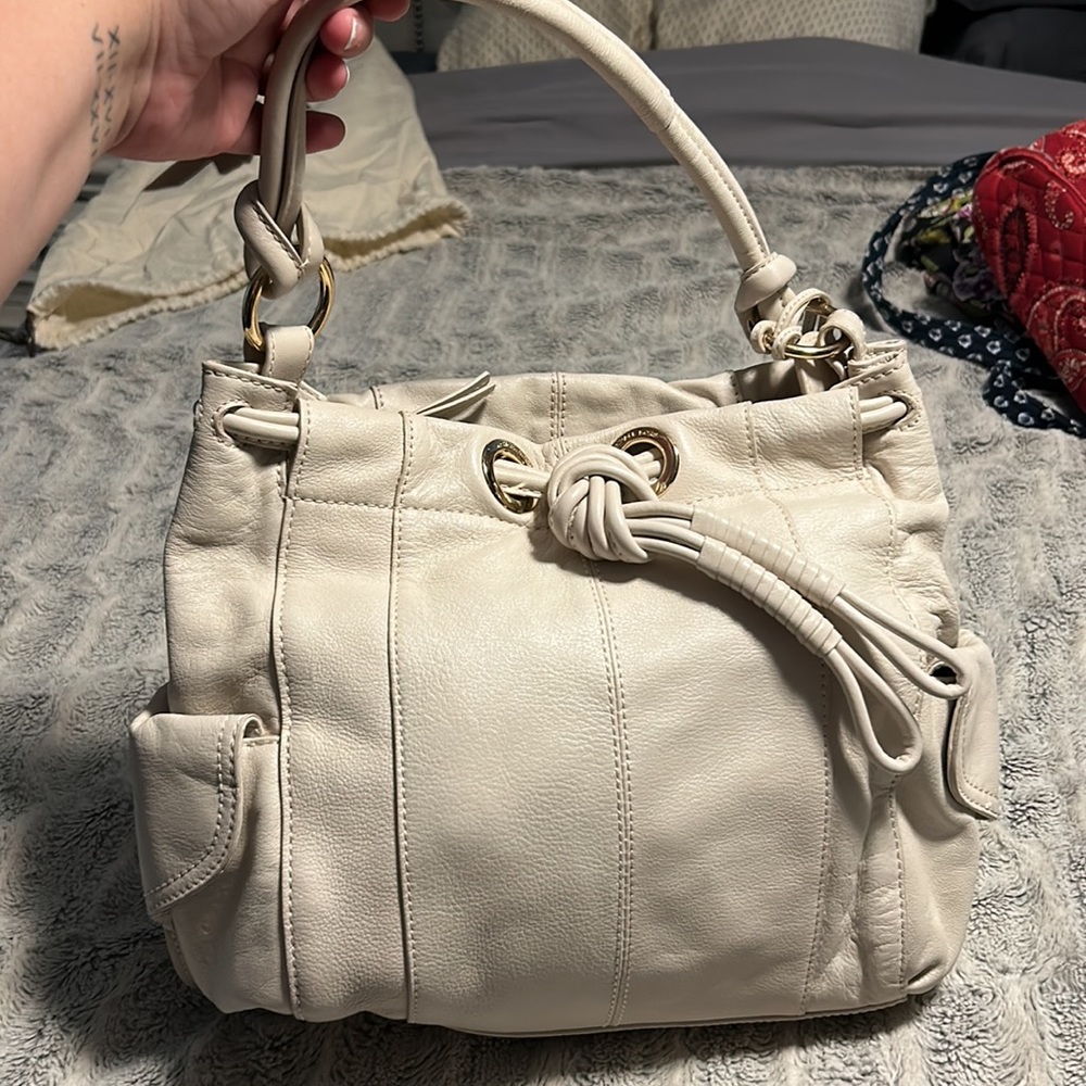 MK- Micheal Kors White Large Purse